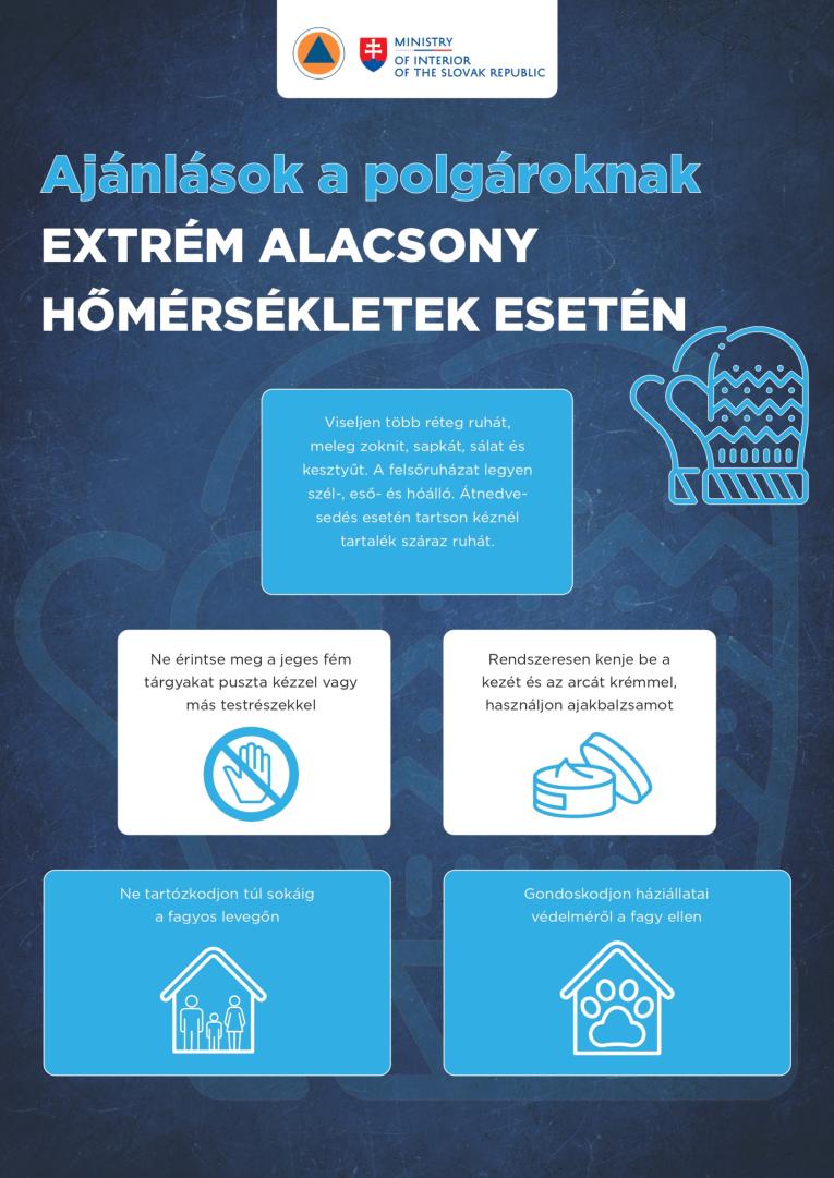 extrém alacsony hőmérséklet esetén