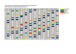Harmonogram zberu separovaného odpadu v obci Obid v r.2026